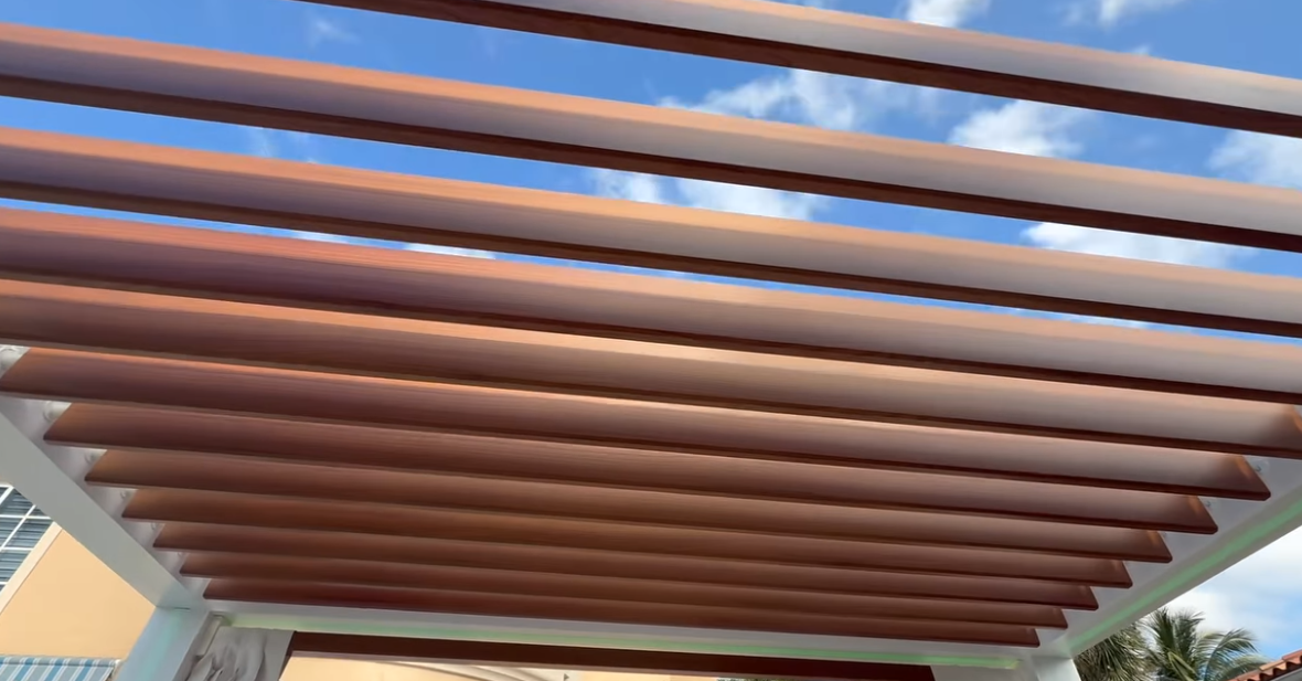 Louvered detail
